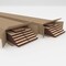 Ekena Millwork 94H x 1/4T Adjustable Wood Slat Wall Panel Kit w/ 2W Slats, Red Oak contains 22 Slats SWW66X94X0250RO - alternate 4
